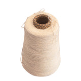 13 strands of Chenille yarn, recycled cotton yarn, bleached knitted cotton yarn, fabric